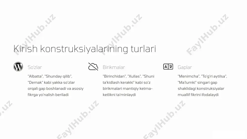 kirish konstruksiyalari va kiritma konstruksiyalari - Page 5