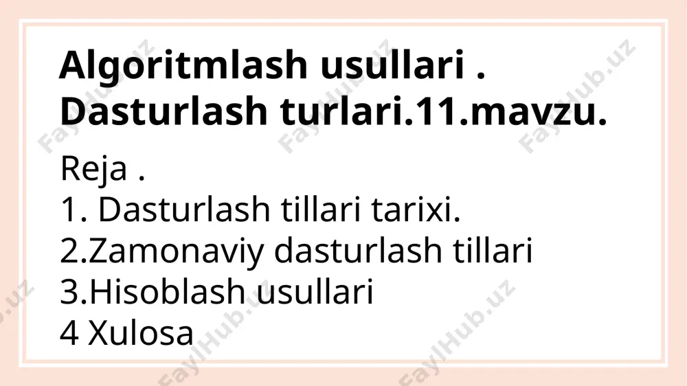 kompyuter dasturlash tillari - Page 2