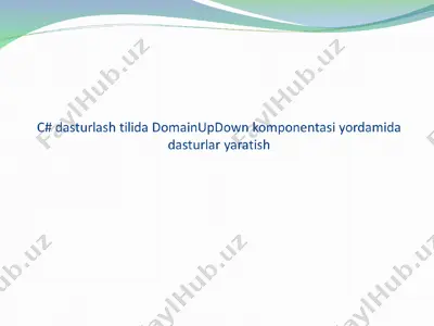 domainupdown komponentasi — PPT