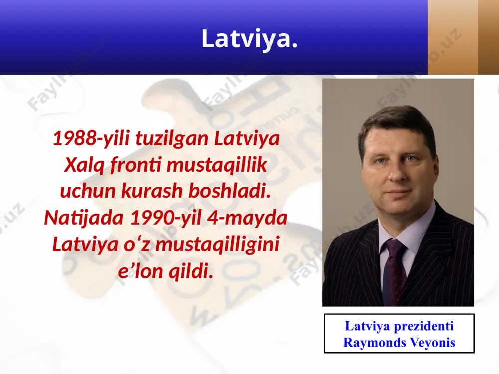 1991 – 2017-yillarda boltiqbo‘yi davlatlari 11- sinf - Page 4
