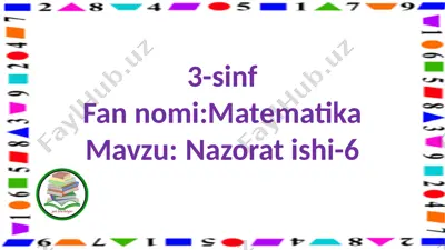 fannomi:matematika — PPTX