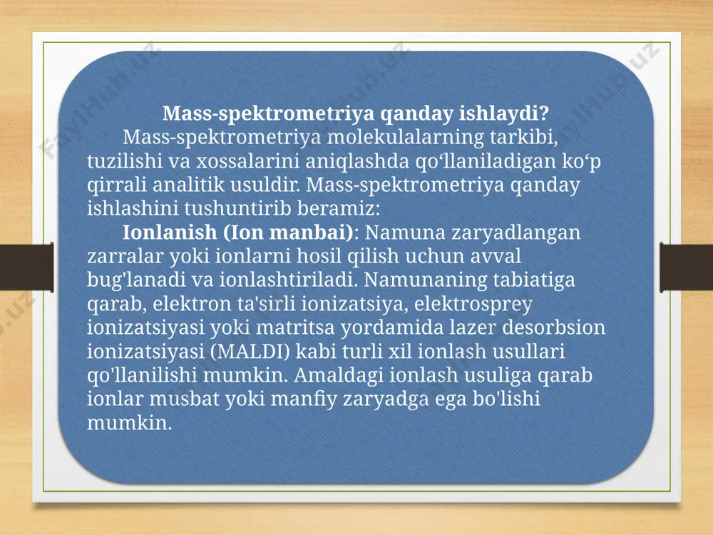 mass-spektrometriya tahlil usuli - Page 5