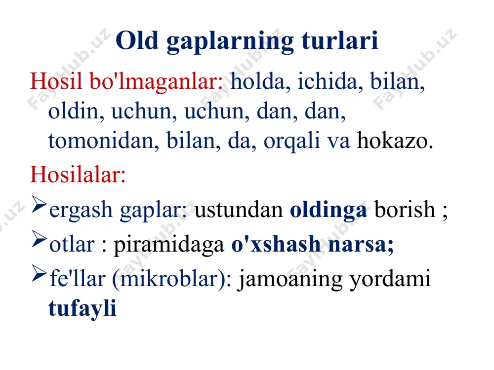 gapning xizmat qismlarining imlosi - Page 5