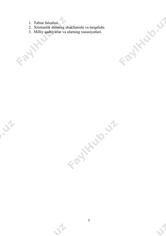 falsafa fanidan oraliq nazorat variantlari - Page 5