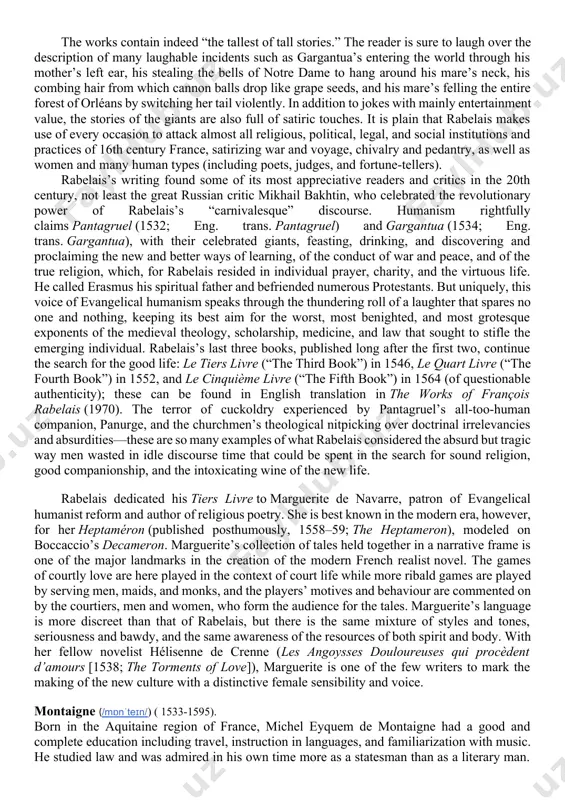neoplatonist and petrarchan love poetry, highly stylized in form, in which desire for an earthly beauty inflames the poet with an inspirational frenzy that elevates his creative powers and draws him toward the spiritual beauty, truth, and knowledge that she mirrors. in her euvres (1555; louise labé’s complete works), labé presents a collection of elegies, sonnets, and prose reversing the usual gender perspective and summoning other women to follow her example in search of poetic fame. the love poetry of the pléiade is in similar mode, as reflected in the sonnet cycles of du bellay (l’olive, 1549) and ronsard (from les amours [1552] to the sonnets pour hélène [1578, 1584, 1587; eng. trans. sonnets pour hélène]) and in the metrical experiments of baïf. it is more varied in its inspirations and in its technique; ronsard, for example, uses a wide range of classical models to write poems in different registers …