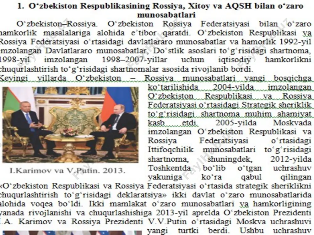 o‘zbekiston va jahon hamjamiyati. - Page 3