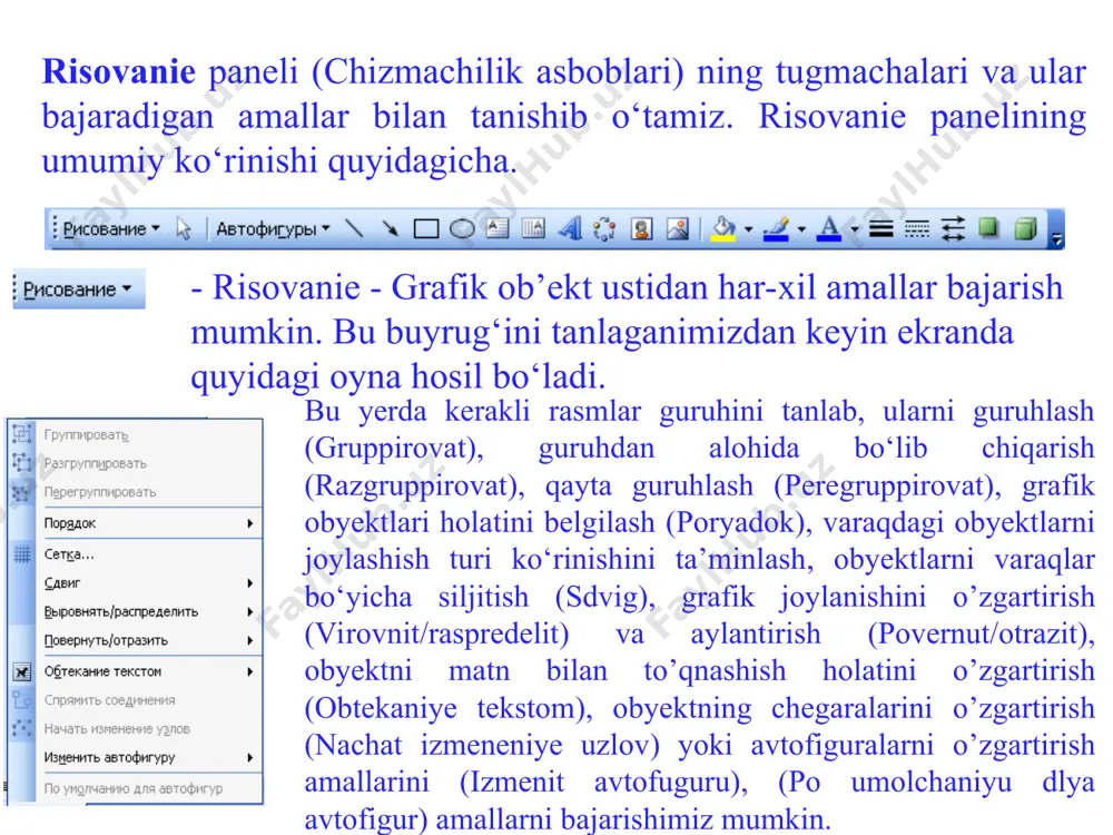 microsoft word dasturiga ma'ruzalar tayyorlash - Page 5