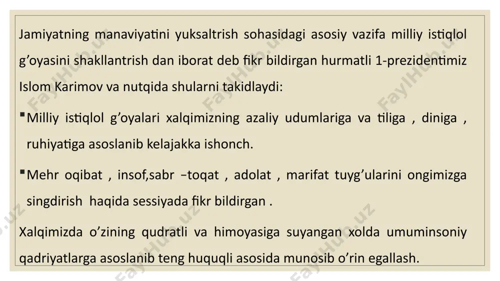 o’zbekistonda madaniy meros milliy madaniyat va qadriyat va ananalarning qayta tiklanishi - Page 4