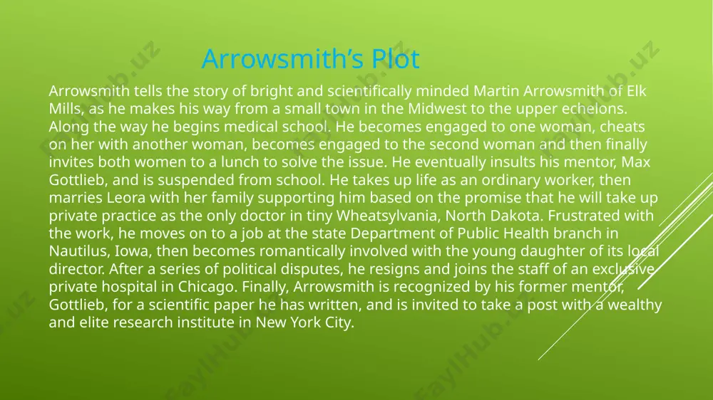 social aspects of academic life in s. lewis’ novel “arrowsmith” - Page 5