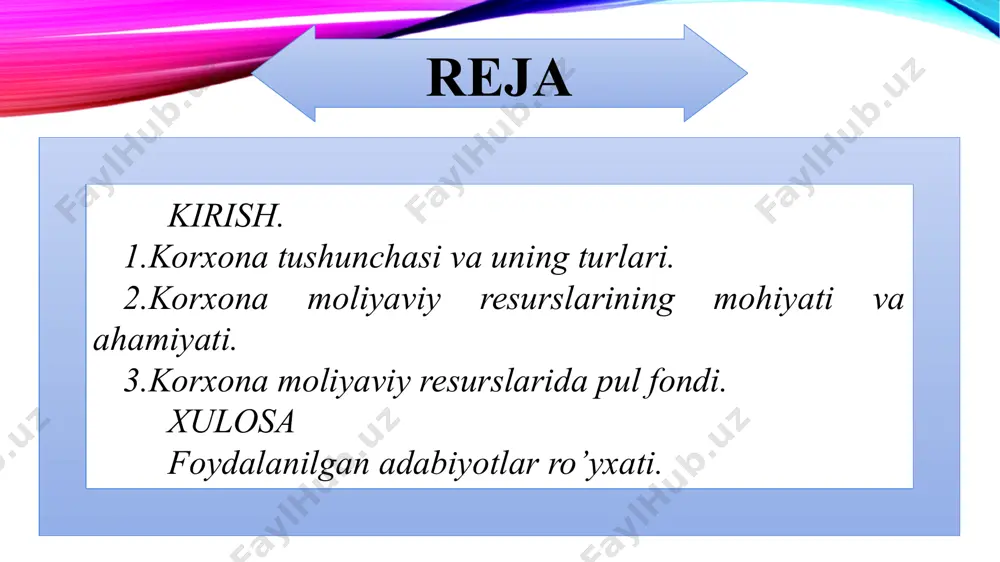 korxona moliyaviy resurslar tarkibi - Page 2