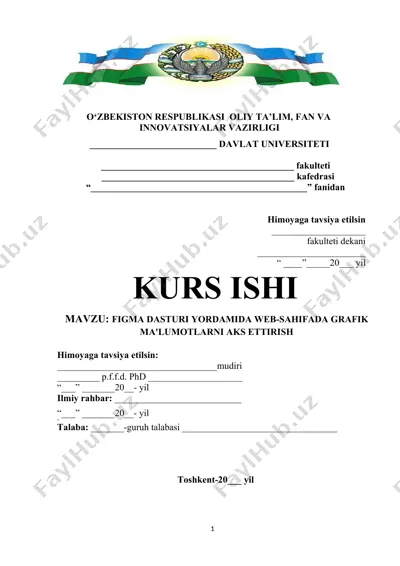 figma dasturi yordamida web-sahifada grafik ma'lumotlarni aks ettirish — DOCX