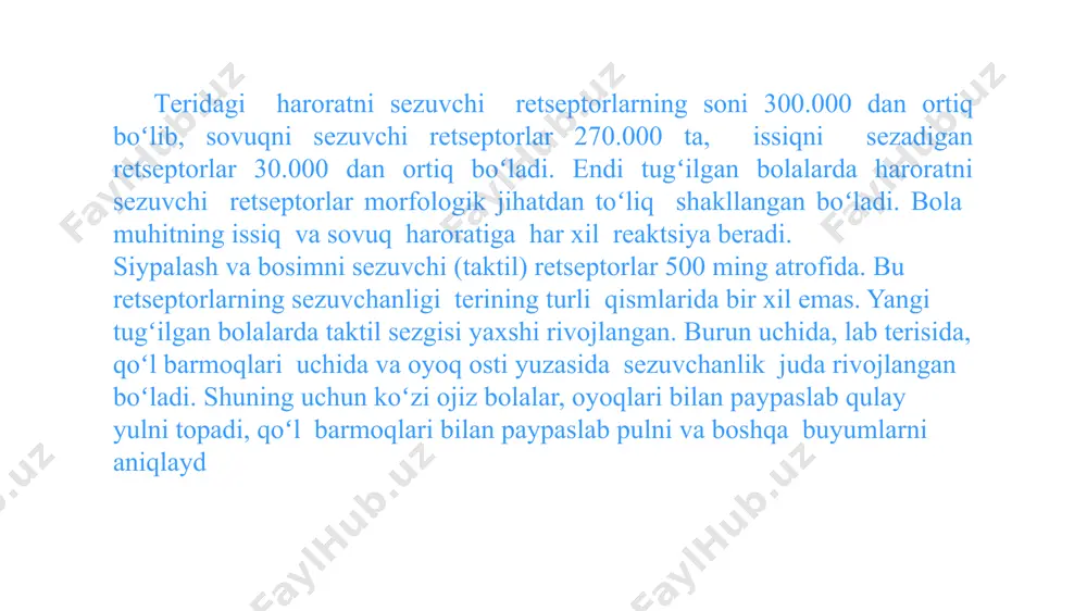 teri va ta’m bilish hid bilish retseptorlari - Page 3