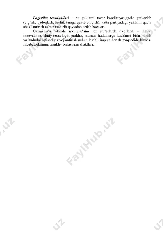 r ko’chmus mulk ob’yektlari. ushbu ko’chmas mulk ob’yektlari turkumlanishi har qanday mamlakatda moddiy-texnik taminoti, nomenklatura va taklif etilayotgan xtzmatlar sifatiga, xizmat ko’rsatish darajasiga bo’lgan talab majmualariga asoslashgan. hozirgi paytda mehmonxonalarning qulaylik darajasi bo’yicha turkumlanishining 30 dan yuqori tizimi ma’lum. ular orasida ko’proq ommalashgani quyidagilar hisoblanadi: · yevropaga oid (yulduz tizimi), asosida mehmonxonalarni birdan beshtagacha yulduz turkumiga bo’lish yotadi, bu fransiya, avstriya, vengriya, misr, xitoy, rossiya, o’zbekiston va boshqa bir qator mamlakatlarda ishlatiladi; · harflar tizimi (a, b, c, d), gresiyada foydalaniladi (a=4*, b=2*, c=3*, d=1*); · toj (korona) tizimi – buyuk britaniyada; · turkumlar (razryadlar) tizimi – sobiq sssr hududlarida (lyuks, yuqori a, yuqori b, birinchi, ikkinchi, uchinchi, to’rtinchi razryadlar). 3. ofis ko’chmas mulk ob’yektlari. jahon amaliyotida biznes-markazlar turkumlanishi toifalarga ega (a, b, c). turkumlanishni ko’proq detallashtirish uchun uch harfli terminologiya ishlatiladi (abc). daromad olishga ixtisoslashgan ko’chmas mulk ob’yektlari – bu omborxonalar va logistika majmualari, sanoatga ixtisoslashgan ob’yektlar, industrial parklar …