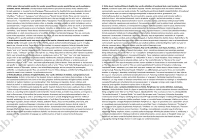 literary-bookish words — DOCX