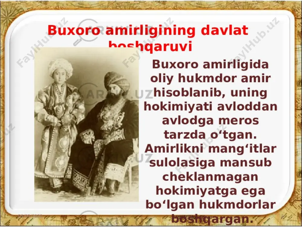 buxoro amirligida mansab va lavozimlar - Page 4