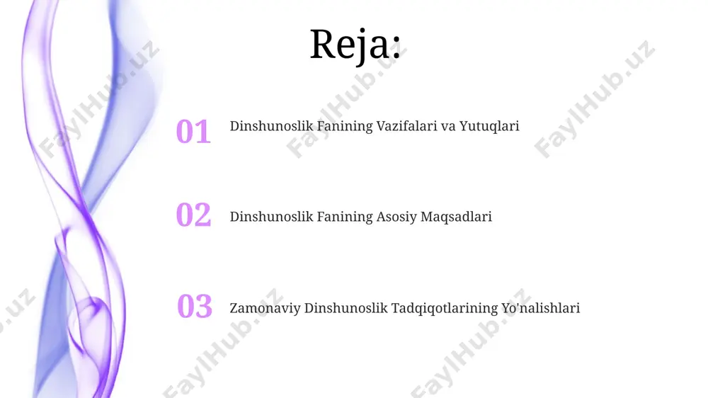 aharlardagi diniy an'analarni 15-20 asr davridagi manbalarga asoslanib o'rganish, "din va jamiyat munosabatlari" haqidagi tushunchalarimizni boyitadi va zamonaviy ijtimoiy jarayonlarni tushunishga yordam beradi. so'nggi 10 yil ichida o'zbekistonda diniy bag'rikenglikni kuchaytirishga qaratilgan 5 dan ortiq davlat dasturlari amalga oshirildi, bu "din va jamiyat munosabatlari" sohasida tadqiqotlarning ahamiyatini oshiradi va yangi metodologiyalarni talab qiladi. dinshunoslikning rivojlanish tarixi dinshunoslikning ilmiy tadqiqotlari 20-asrning 2-yarimida oʻzbekistonda faol rivojlana boshladi, xususan, islomshunoslik markazlarining tashkil topishi bilan bogʻliq holda. 1990-yillardan soʻng, oʻzbekiston mustaqillikka erishgandan keyin, diniy matnlarning yangi tarjimalari va nashrlari koʻpayib, dinshunoslik sohasi sezilarli darajada kengaydi. samarqanddagi mirzo ulugʻbek rasadxonasi kabi tarixiy manbalar din tarixi va diniy falsafa tadqiqotlarida muhim ahamiyat kasb etgan, 15-asrga oid qoʻlyozmalarni oʻrganishga asos soldi. din va siyosat munosabatlari 2000-yillardan boshlab o'zbekistonda diniy ekstremizmga qarshi kurashda qo'llanilgan 10 dan ortiq strategik choralar, mintaqaviy xavfsizlikka ta'sirini tahlil qilishda muhim ahamiyatga ega. din va siyosat munosabatlarini o'rganishda 1991-yildan keyingi o'zbekiston tajribasi, 3 ta …