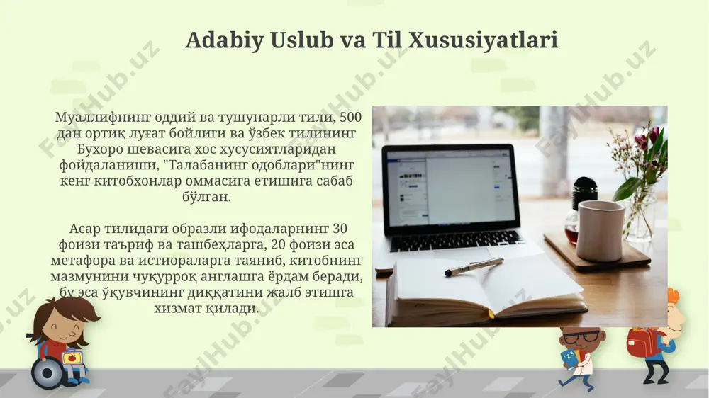 "talabaning odoblari" asar yuzasidan tahlil - Page 3