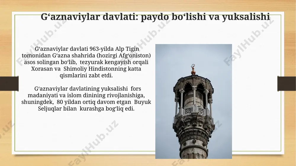gʼaznaviylar va saljuqiylar - Page 5