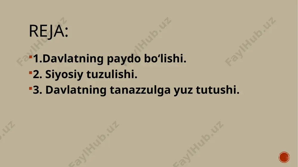 angda somoniy sarkardalarda bo'lgan foyiq va bektuzning birlashgan qo'shinini tor-mor qilganidan keyin butun xuroson uzil-kesil mahmudg'aznaviy qo'l ostida o'tdi devonlar (vazirliklar) ijroiya idoralari bo’lganligi o’z-o’zidan tushlunarli. manbalarda bunday devonlardan beshtasining nomi tilga olinadi; vazir devoni, yaьni bosh vazir devoni; harbiy ishlar devoni, deplomatik va boshqa rasmiy tadbirlar, xujjatlarni rasmiylashtirish, tuzish devoni; hisob-kitob, ya’ni moliya devoni; pochta-xabar devoni. mazkur devoklarning vazifalari haqida ilgari ham so’z yuritganimiz uchun bu borada yana to’xtalib o’tirmaymiz. garchi manbalarda mushriflik (davlat nazorati), muxtasiblik devonlari tmlga olinmasada, ammo shunday xizmatlar mavjudligidan ularning markaziy devonlari ham bo’lgan degan xulosa chiqadi (masalan, shahar mushrifi, viloyat mushrifi mansablari bo’lganligi aniq). viloyat boshlig’ini voliy deganlar va uni oliy hukmdor tayinlagan. viloyat ijroya boshqaruv ishlarini amid olib borgan. shahar boshlig’ini rais deb ataganlar. shahar miqiyosida shihna, qutvol (qal’a komendanti), sohibi devon (ma’muriy boshqaruvchi kabi amaldorlar ham faoliyat ko’rsatganlar. bilamizki, g’aznaviylar, ayniqsa, mahmud davrida qudratly qo’shinga ega bo’lganlar. oliy hukmdorlik hukmdorning o’z ixtiyorida …
