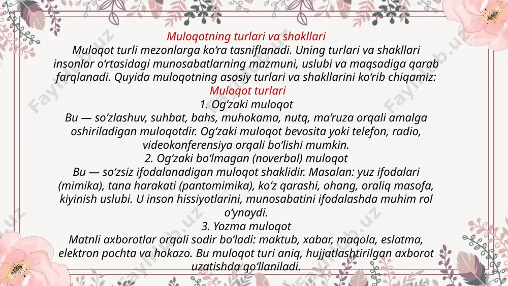 muloqot haqida tushuncha - Page 5