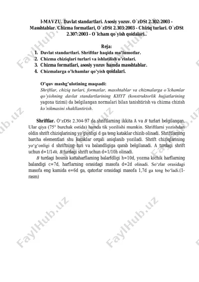 davlat standartlari — PDF