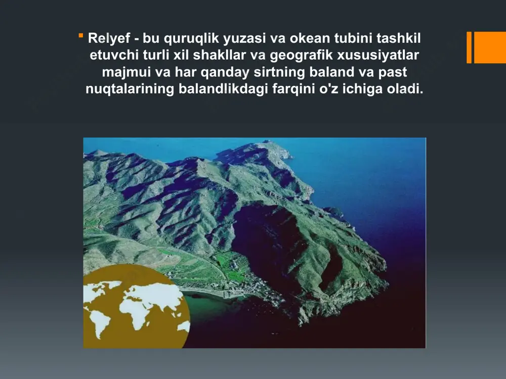 relef toʻgʻrisida umumiy ma’lumot - Page 4