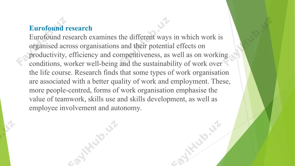 work organisation - Page 5
