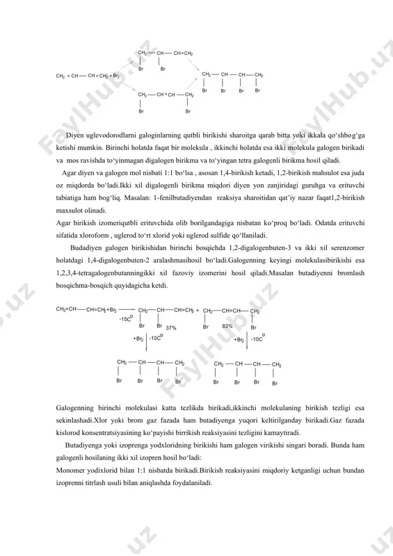 ch 3 =ch 2 ch 3 c ch 3 c ch 3 ch 2 cl 15% ch 3 c c=ch 2 ch 3 ch 3 br ch 2 =ch c ch 2 cl + hcl 20c o (cu 2 cl 2 ) cl ch 2 ch=c cl ch 2 ch 2 =chc ch 2 cl +hcl 20c o (cu 2 cl 2 ) cl ch 2 ch=c cl ch 2 cl ch 2 c ch 2 =ch + 2hocl cl ch 2 c ch ch 2 oh ch 3 oh cl ch 2 =c ch=ch 2 cl +hobr ch 2 =c cl ch ch 2 br oh cl ch 2 cch 2 =ch + 2hocl cl ch 2 c ch ch 2 oh ch 3 oh cl ch 2 =c ch=ch 2 cl +hobr ch 2 =c cl ch ch 2 br oh br + h 2 o hbr + …