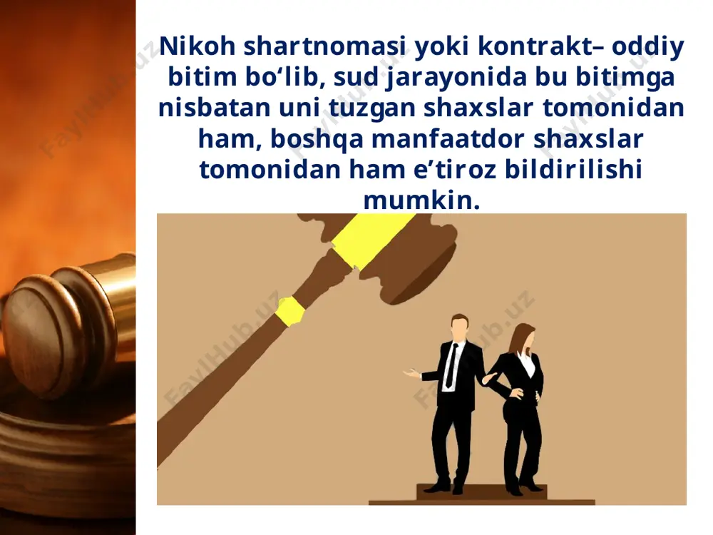 er va xotin mol-mulkining shartnomaviy tartibi 11-sinf - Page 4