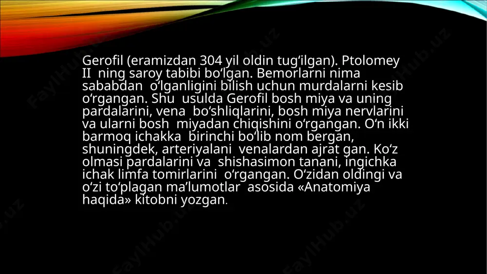 anatomiyavafiziologiya fanlarining mazmuni - Page 5