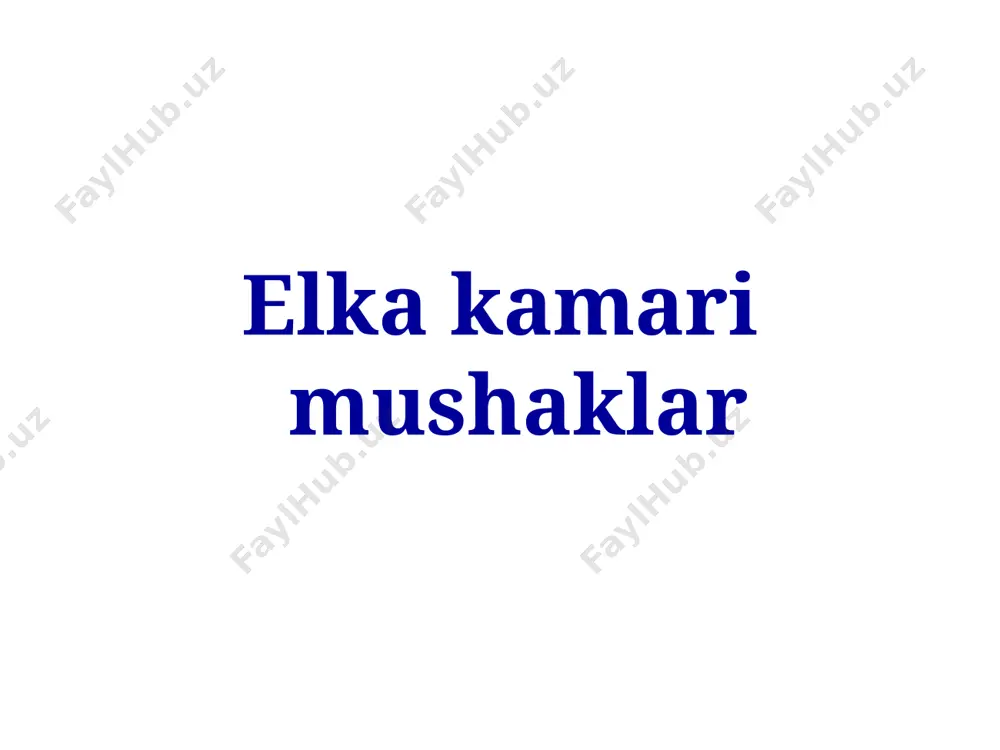 4 5 tirsak mushagi (1). m. anconeus u humerusning lateral epikondilidan boshlanadi (2). olekranon (3) yuqori uchiga birikadi. bilakni tiisak bo'g'imida yozadi 1 2 3 image1.jpeg image2.png image3.png image4.png image5.png image6.png image7.png