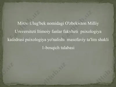 “klassik psixoanaliz va uning modifikatsiyalari psixoanaliz”. — PPTX