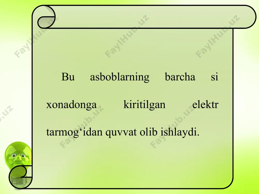 xonadondagi elektr asboblari. elektr energiyasini tejash 6-sinf - Page 4