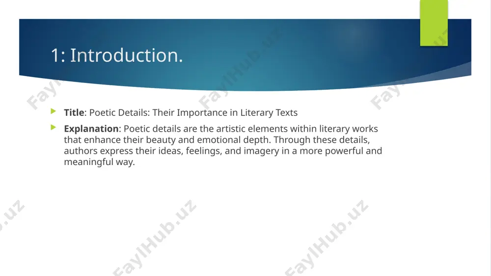 poetic details in literary texts - Page 3
