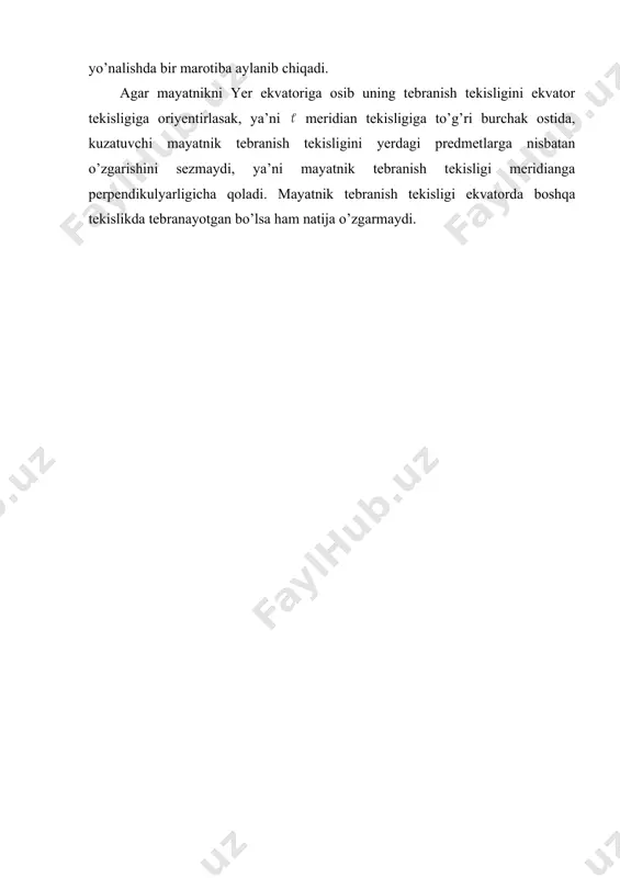 yerda yil fasllarini almashinishi va yer o’qining presession va nutasion harakati - Page 5