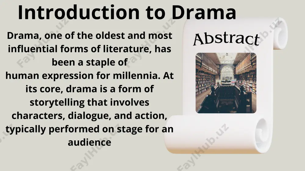 lecture on drama and its genres - Page 2
