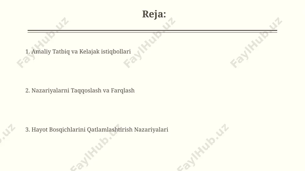 i, qolgan 30% esa turli xil xavfsiz bo'lmagan birikish turlariga mansub ekanligini ko'rsatadi. gilliganning axloqiy rivojlanish nazariyasi gilliganning axloqiy rivojlanish nazariyasi, 1982-yilda amerika qo'shma shtatlarida e'lon qilingan bo'lib, kohlberg nazariyasiga qarama-qarshi fikrlarni ilgari surdi va ayniqsa, ayollarning axloqiy rivojlanishini 3 darajaga bo'lib tahlil qildi. gilliganning tadqiqotlari natijasida, ko'plab mamlakatlarda o'tkazilgan 1000 dan ortiq ishtirokchilar bilan o'tkazilgan sinovlar, erkaklar va ayollarning axloqiy fikrlash uslublarida sezilarli farqlar borligini ko'rsatdi. atkinson va shiffrinning xotira nazariyasi xotiraning turli darajalari o'rtasidagi axborot oqimini boshqarish mexanizmlari, masalan, takrorlash va kodlash strategiyalari, atkinston va shiffrin nazariyasida muhim o'rin tutadi, bu jarayonlar xotira samaradorligiga sezilarli ta'sir ko'rsatadi. ushbu nazariya, 1968 yilda aqshda taklif qilingan bo'lib, ma'lumotlarning xotirada saqlanishi va qayta chaqirilishi jarayonlarini bosqichma-bosqich modellashtiradi, har bir bosqichning o'ziga xos xususiyatlarini ta'kidlaydi. hayot bosqichlarini qatlamlash nazariyalari lev vygotskiyning madaniy-tarixiy nazariyasi, 1930-yillarda shakllangan, bolaning rivojlanishida ijtimoiy va madaniy omillar, xususan, o'qituvchi yoki ota-onaning qo'llab-quvvatlashi rolini ta'kidlaydi, masalan, o'yin orqali rivojlanishni …