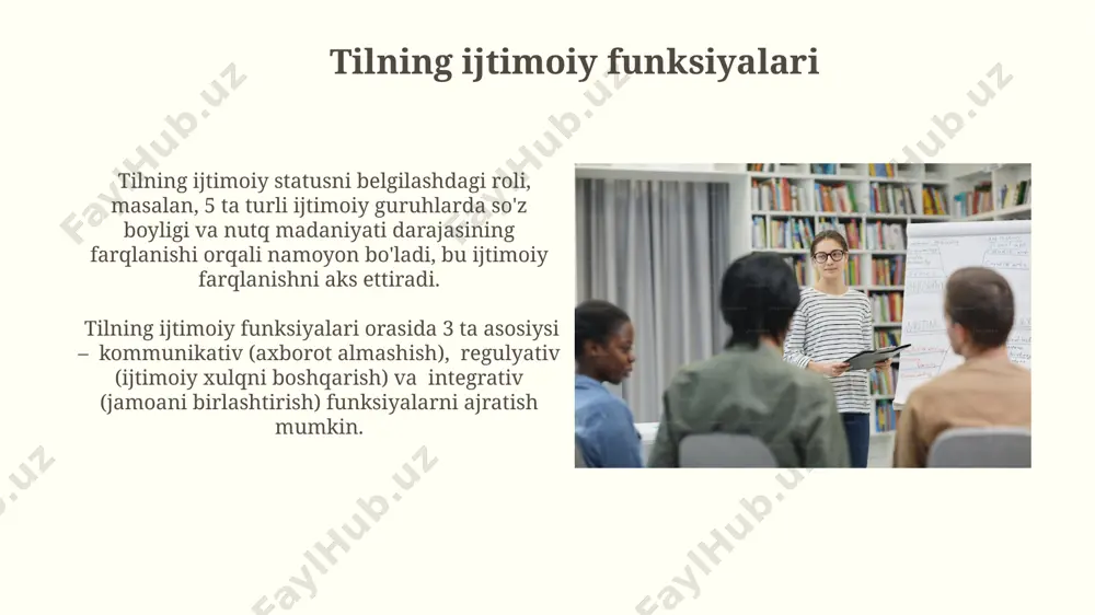 nutq va tilning ijtimoiy funksiyalari - Page 5