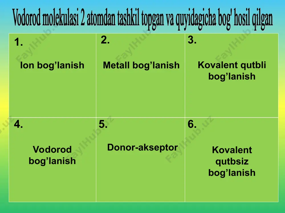 «metallmaslar» mavzusiga doiro’yin dars - Page 4