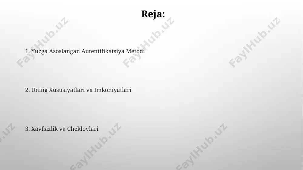 ullari bilan ta'minlangan holda, xitoyning shenzhen shahridagi texnologiya kompaniyalari tomonidan qo'llanilmoqda. 3d yuzni skanerlash qo'shma shtatlarda ishlab chiqilgan ba'zi 3d yuz skanerlari, 0,1 mm gacha aniqlik bilan yuzning mayda detallarini, shu jumladan, terining tuzilishini ham aniqlay oladi, bu esa biometrik tasdiqlashning ishonchliligini oshiradi. 3d yuzni skanerlash texnologiyasi, masalan, structure from motion algoritmlaridan foydalanib, 1000 dan ortiq nuqta bulutini yaratish orqali 3 o'lchovli yuz modelini aniq hosil qiladi va shu bilan yuqori darajadagi aniqlikni ta'minlaydi. termal tasvirlarni tahlil qilish termal tasvirlar tahlili, infraqizil nurlanishni 2-5 mikrometr diapazonida qayd qilib, yuzning noyob termal imzosini aniqlaydi va bu usul o'zgaruvchan yorug'lik sharoitlarida ham samarali ishlaydi, masalan, qorong'i xonalarda. yuzning termal tasvirini tahlil qilish texnologiyasi 1000 dan ortiq shaxsning ma'lumotlar bazasida o'rtacha 0,01% xatolik bilan ishlashi va bu texnologiya evropa ittifoqi davlatlarining ba'zilarida biometrik tekshiruv tizimlarida qo'llanilmoqda. kelajakdagi istiqbollar yuzni aniqlash texnologiyalari kelgusi 5 yilda 30% ga o'sishi va dunyo bo'ylab, xususan, osiyo mamlakatlari, …