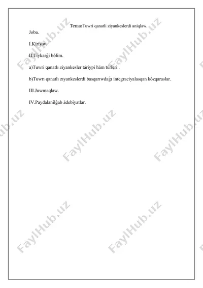 tuwri qanatli ziyankesler — DOCX