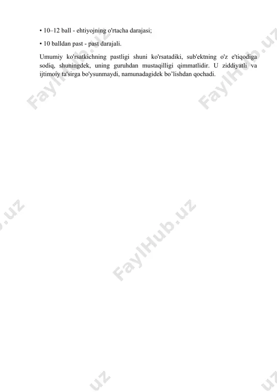 maqullashga ehtiyojning mavjudligini aniqlash testi - Page 3