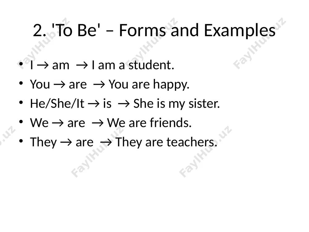 "to be" verb – lesson for beginners - Page 3