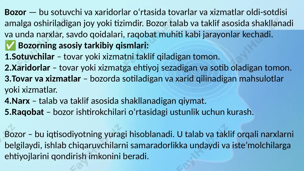 -quvvatlash 🔹 ekologik siyosat qayta tiklanuvchi energiya manbalarini rivojlantirish atrof-muhitni muhofaza qilishga qaratilgan tadbirlar 🚀 iqtisodiy siyosatning natijalari: ✔️ barqaror iqtisodiy o‘sish ✔️ ishsizlikning kamayishi ✔️ narxlar barqarorligi ✔️ savdo balansi yaxshilanishi ✔️ jamiyatning turmush darajasi ko‘tarilishi iqtisodiy siyosat davlat tomonidan ishlab chiqiladigan va amalga oshiriladigan tadbirlar majmuasidir. to‘g‘ri olib borilgan iqtisodiy siyosat mamlakatni barqaror iqtisodiy rivojlanishga olib keladi va jamiyat farovonligini oshiradi. 🚀 iqtisodiy yangiliklar trampning iqtisodiy islohotlari dollar kursining keskin oshishiga olib kelishi mumkin aqsh prezidentligi uchun saylovda g‘alaba qozongan donald tramp dollarni mustahkamlash maqsadida o‘tkazajak iqtisodiy siyosat «qolgan dunyoni larzaga solishi mumkin». bu haqda the economist nashri yozmoqda. trampning iqtisodiy islohotlari dollar kursining keskin oshishiga olib kelishi mumkin. tahlilchilar va treyderlarning fikricha, trampning yangi ma’muriyati davrida soliqlar kamaytirilishi hisobiga aqsh kompaniyalari olayotgan foyda yildan-yilga oshib borishi kutilmoqda. shuning barobarida, nashr federal zaxira tizimi yuqori foiz stavkasini ushlab turishi mumkinligini ham inkor etmayapti. dollar kursining o‘ynab turishi ikki …