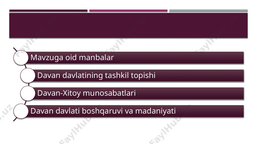 adaniyati keng yoyiladi. aynan mana shu davrda farg‘ona vodiysi orqali o‘tgan buyuk ipak yo‘li tarmoqlari bo‘ylab axsikent, marhamat, qubo, marg‘ilon, bob (pop) kabi ko‘hna shaharlar paydo bo‘ladi. shuning uchun ham mil.avv. ii asrga oid xitoy manbalari farg‘onada 70 ta katta-kichik shaharlar borligi haqida ma’lumot beradi. eng qadimgi yozma manbalar o‘rta osiyodagi ayrim ilk davlat uyushmalari haqida ma’lumotlar bersada, farg‘ona haqida bunday ma’lumotlar uchramaydi. shunga qaramasdan y.a.zadneprovskiy qadimgi farg‘ona (davan) podsholigining mavjud bo‘lganligini taxmin qiladi. a. asqarovning fikricha, mil. avv. i ming yillikning o‘rtalaridan oldingi davrdagi farg‘ona haqida so‘z yuritilganda odatda faqat «chifdom» (voha) shaklidagi qadimgi davlat asoslarining paydo bo‘lishi anglashiladi. olimning fikricha, mana shu holatni hisobga olib farg‘onada davlatchilik, aftidan, mil. avv v-iv asrlarda paydo bo‘lgan bo‘lishi mumkin. a. asqarovning bu xulosasi ikkita tarixiy dalilga asoslangan. birinchisi, aynan mana shu davrga oid arxeologik topilmalar (sho‘rabashot madaniyati) ishlab chiqarish kuchlarining rivojlanganligi (mahsulot ishlab chiqarish va savdo sotiqning o‘sishi) haqidagi taxminlarni ilgari …