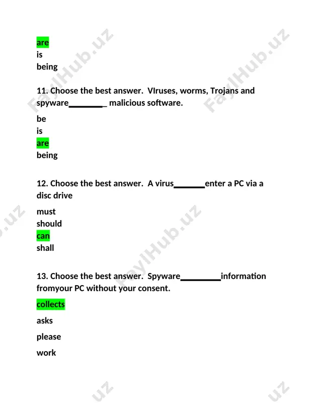 choose the best answer. find the components of data communication message, sender, receiver computer, sender, receiver sender, message, computer receiver, message, computer 40. choose the best answer. _ _ is a piece of information that is to be transmitted from one person to another. it could be a text file, an audio file, a video file, etc. a sender a message a receiver protocol 41. choose the best answer. _ is simply a device that sends data messages. it can be a computer, mobile, telephone, laptop, video camera, or workstation, etc. a message a sender a receiver protocol 42. choose the best answer. _ _ is a device that receives messages. it can be a computer, telephone mobile, workstation, etc. a message a sender a receiver protocol 43. choose the best answer. _ is set of rules a message protocol a sender a receiver 44. choose the best answer. please …
