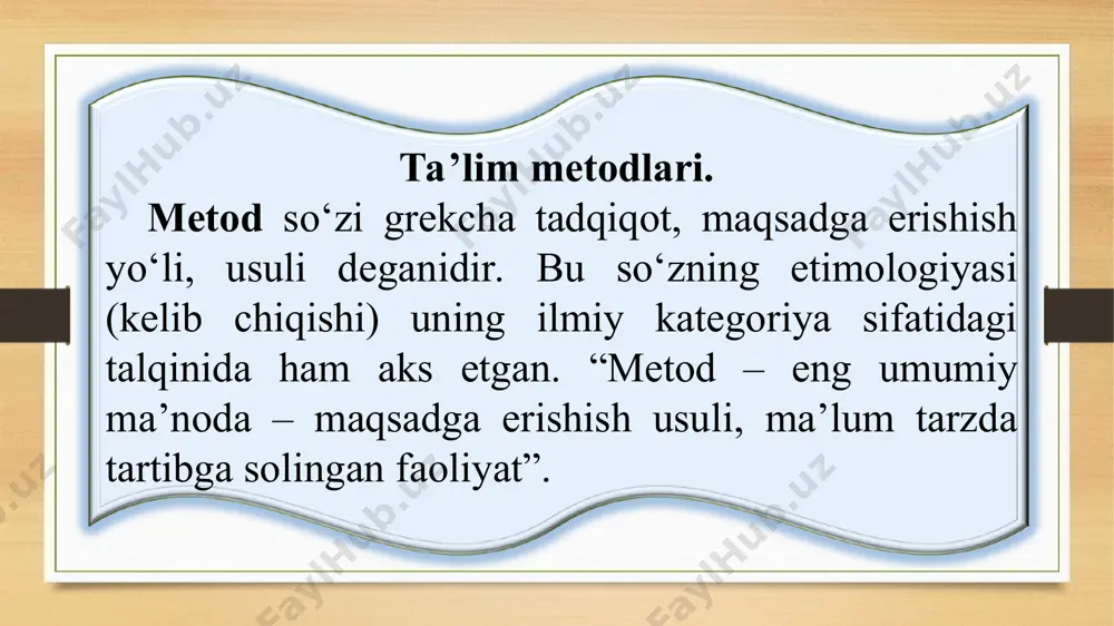 ta’lim metodlari va usullari tushunchalari - Page 5