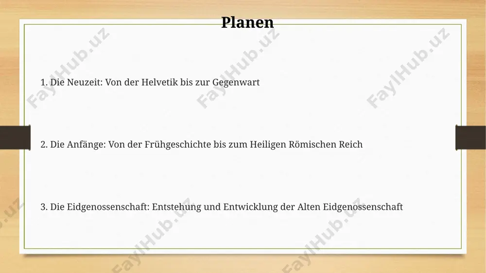 oriums, beinhaltete aber keine einheitliche politische struktur und umfasste diverse kleinere königreiche. die fränkische herrschaft festigte sich im 7. und 8. jahrhundert durch militärische eroberungen und administrative reformen, unterteilend das gebiet in grafschaften und andere verwaltungseinheiten. die reformation in der schweiz die zürcher reformation unter huldrych zwingli, beginnend 1519, führte zu einer starken abkehr vom katholischen glauben und beeinflusste massgeblich die entwicklung der schweizerischen eidgenossenschaft. die reformation führte zur entstehung von zwei hauptströmungen im schweizer protestantismus: zwinglianismus in zürich und die reformierte theologie calvins in genf, die sich in glaubensfragen unterschieden. während der reformation kam es zu gewaltsamen konflikten, den kappelerkriegen (1529 und 1531), die die religiöse und politische landschaft der schweiz tiefgreifend prägten und zum bündnis der reformierten kantone führten. die entstehung der modernen schweiz der sempacherkrieg (1386) und die schlacht bei morgarten (1315) waren entscheidende militärische siege, welche die junge eidgenossenschaft gegen habsburg stärkten und zur expansion ihres …