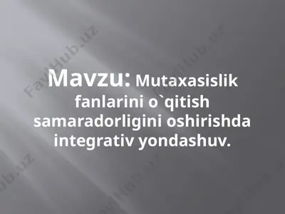 integrativ yondashuv va inklyuziv ta'lim — PPTX