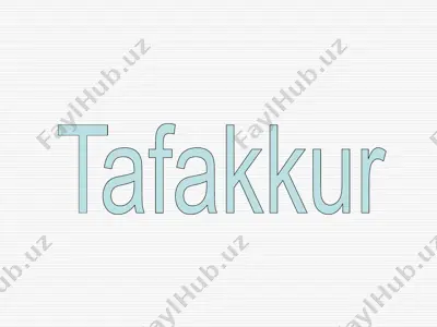tafakkur — PPT